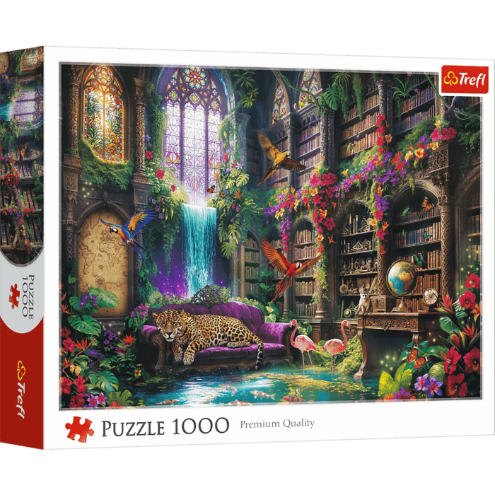Puzzle 1000 el. Magiczna biblioteka - opakowanie 