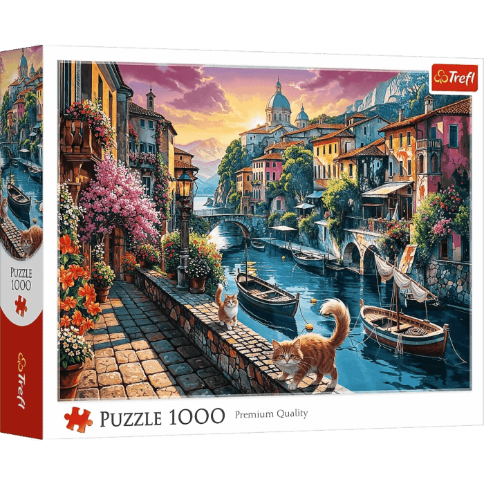 Puzzle 1000 el. Włoskie wakacje - opakowanie 