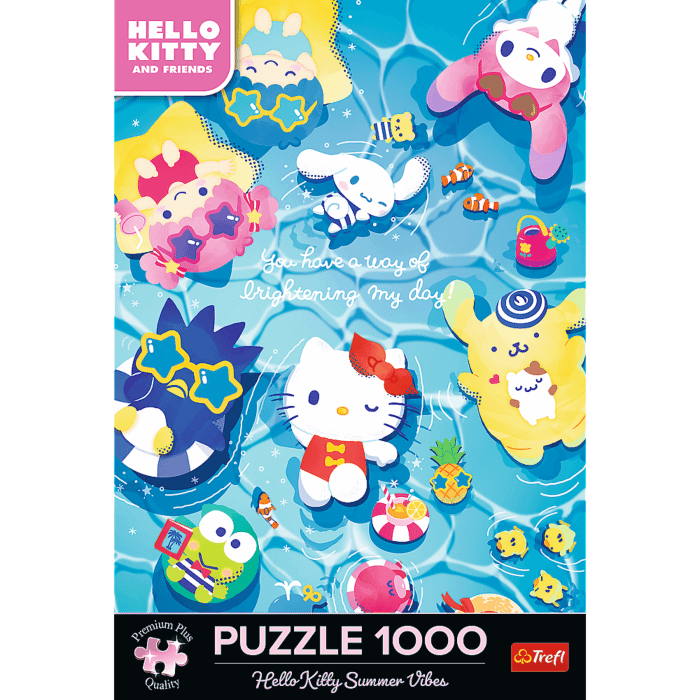 Puzzle Premium Plus Quality Hello Kitty 1000 el. Letni relaks | Trefl