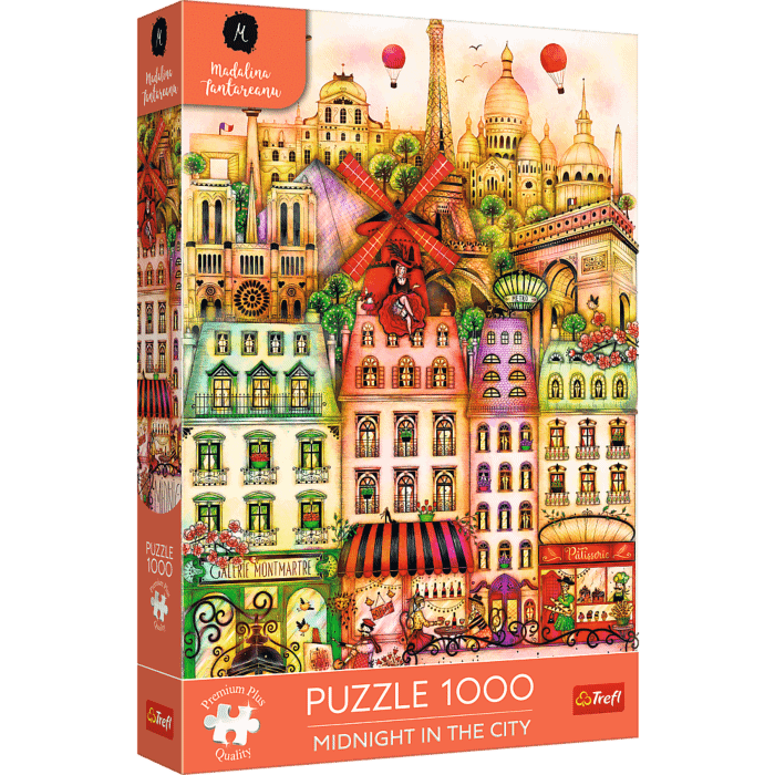 Puzzle Premium Plus Quality 1000 el. Madalina Tantareanu: O północy w Paryżu- opakowanie Puzzle Premium Plus Quality 1000 el. Madalina Tantareanu: O północy w Paryżu- opakowanie