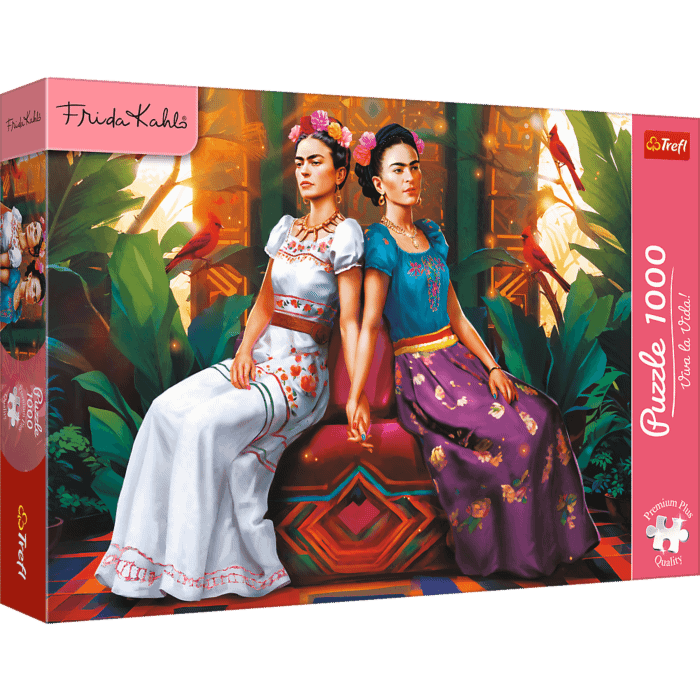 Puzzle Premium Plus Quality Frida Kahlo 1000 el. Dwa oblicza - opakowanie