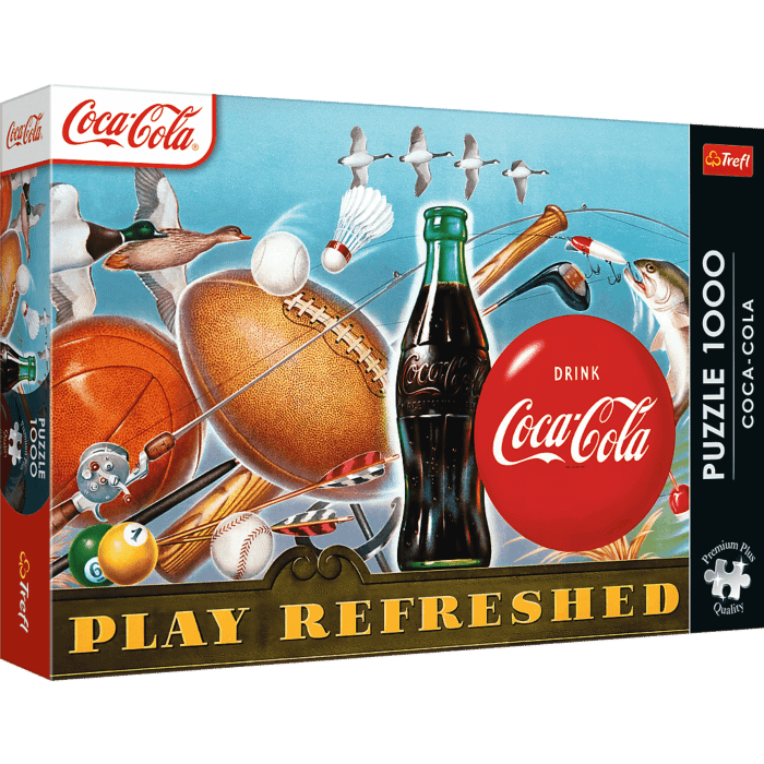 Puzzle Premium Plus Quality 1000 el. Coca-Cola: Chwila orzeźwienia - opakowanie
