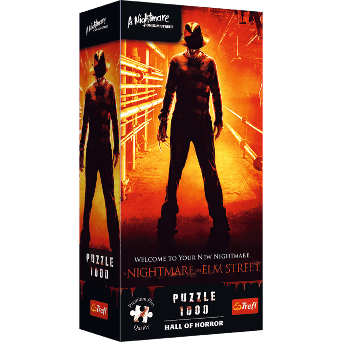 Puzzle Premium Plus Quality 1000 el. Hall of Horror: Koszmar z ulicy Wiązów - opakowanie 