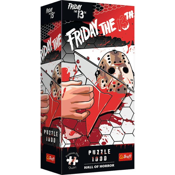 Puzzle Premium Plus Quality 1000 el. Hall of Horror: Piątek Trzynastego - opakowanie 