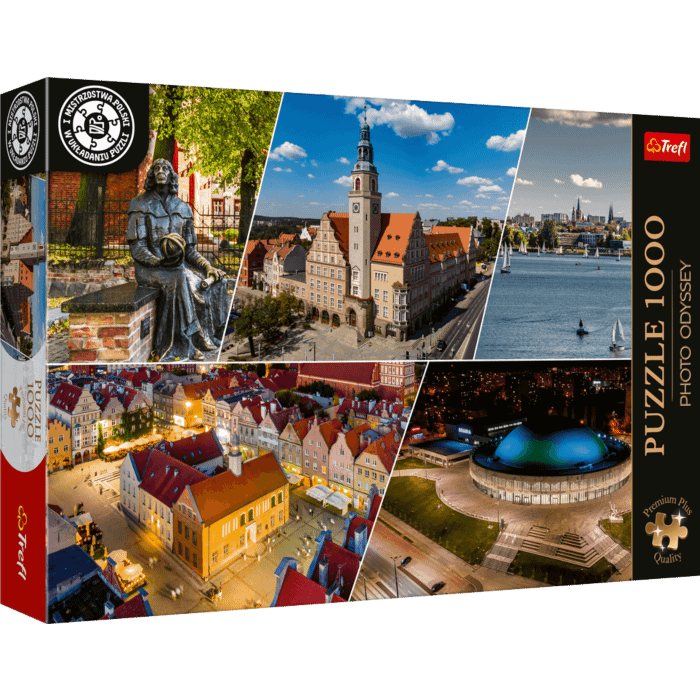Puzzle 1000 el. Premium Plus Quality, Mistrzostwa Polski, Olsztyn kolaż - opakowanie