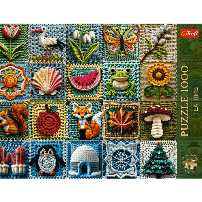 Puzzle Premium Plus Quality Tea Time 1000 el. Szydełkowanie
