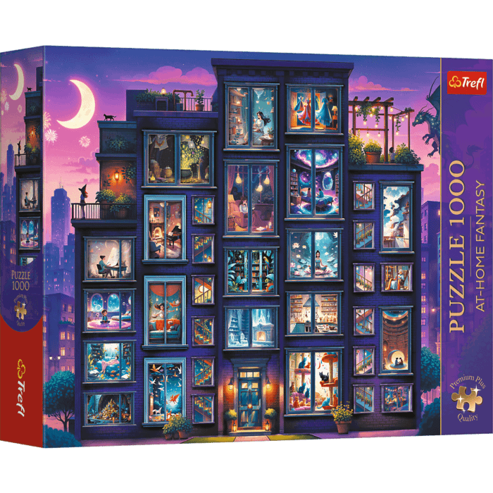 Puzzle Premium Plus Quality At-Home Fantasy 1000 el. Noc pełna opowieści -  opakowanie