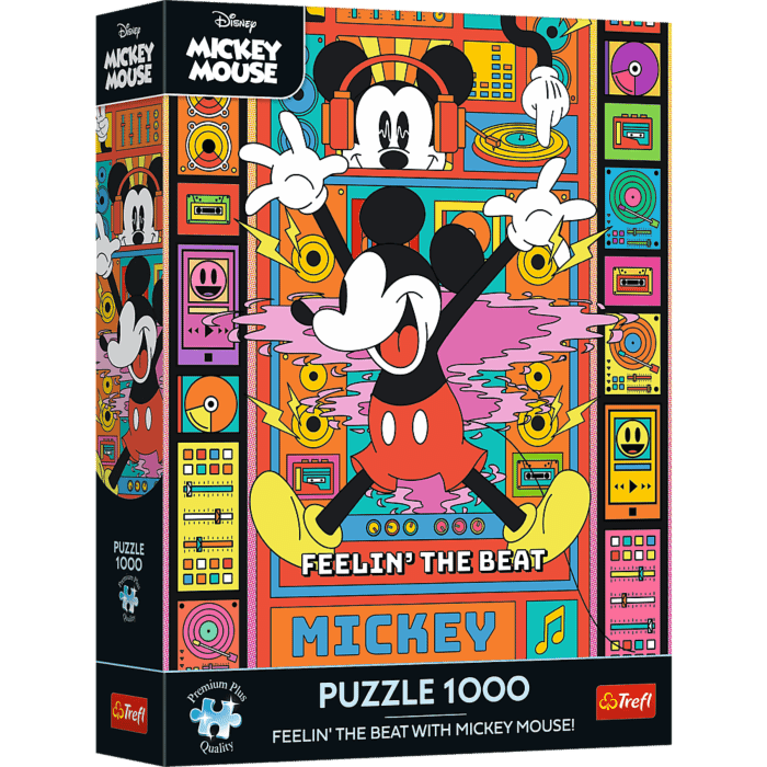 Puzzle Premium Plus Quality 1000 el. Czuj rytm z Mikim! - opakowanie 