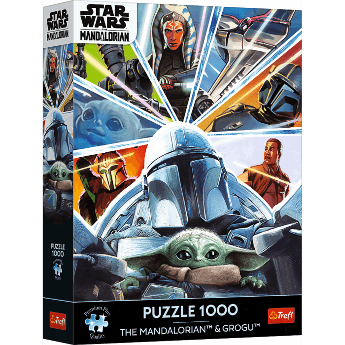 Puzzle Premium Plus Quality 1000 el. The Mandalorian: Razem na szlaku - opakowanie 