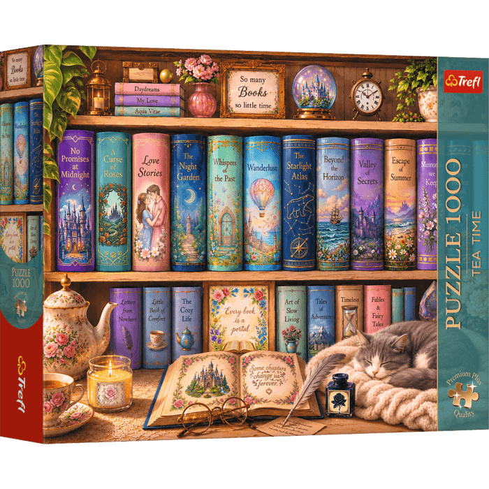 Puzzle Premium Plus Quality 1000 el. Tea Time: Romantyczne opowieści - opakowanie