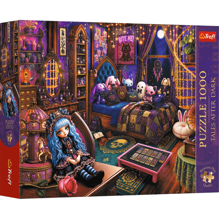 Puzzle Premium Plus Quality 1000 el. Tales After Dark: Gotycka lalka - opakowanie