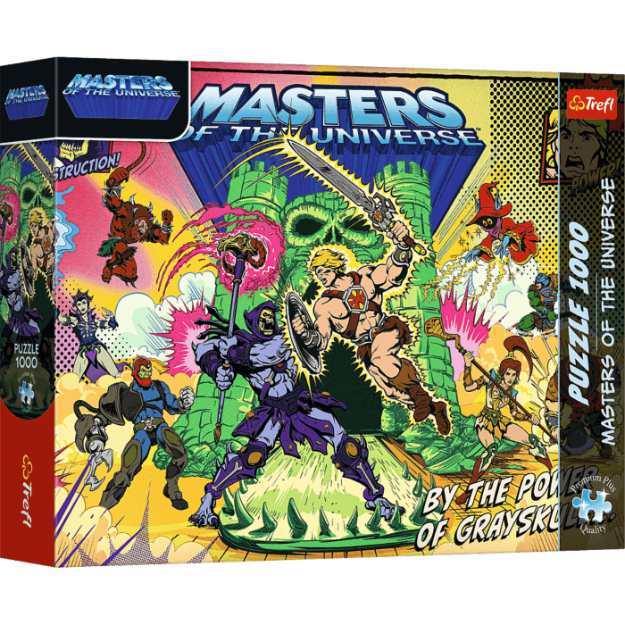 Puzzle Premium Plus Quality Masters of the Universe 1000 el. Władcy Wszechświata - opakowanie 