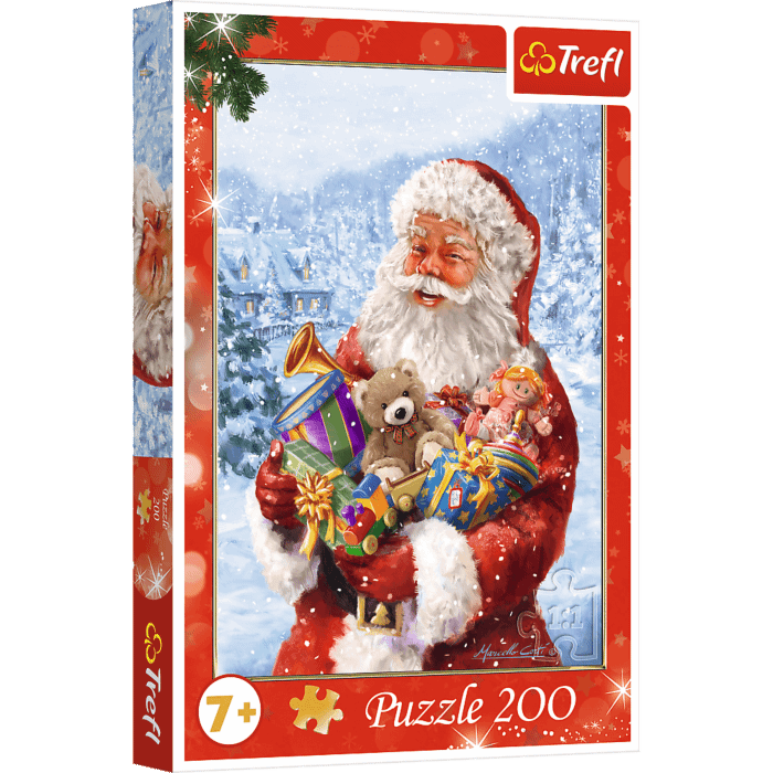 Puzzle 200 el. Święty Mikołaj - opakowanie Puzzle 200 el. Święty Mikołaj - opakowanie