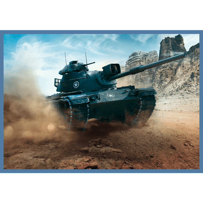 Trefl World Of Tanks 4-in-1 Puzzle - 4x250 Teile Panzer-Puzzles