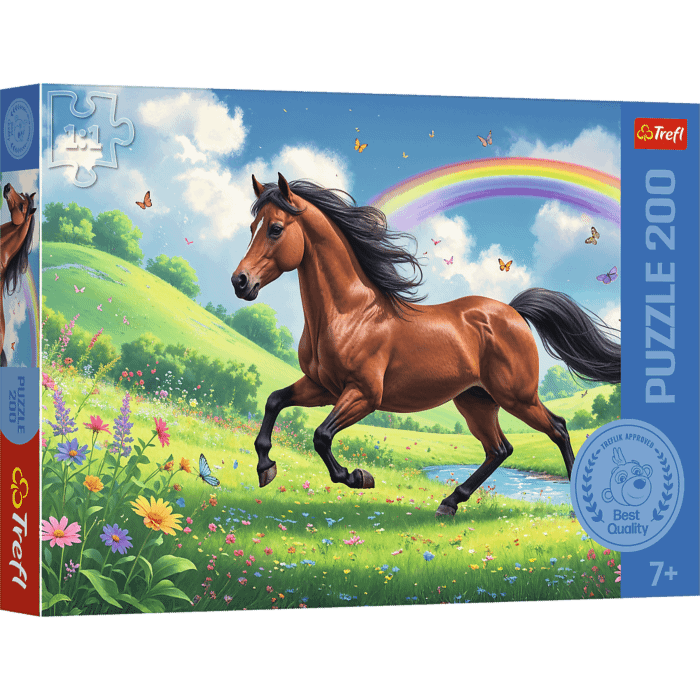 Puzzle 200 el. Dostojny koń