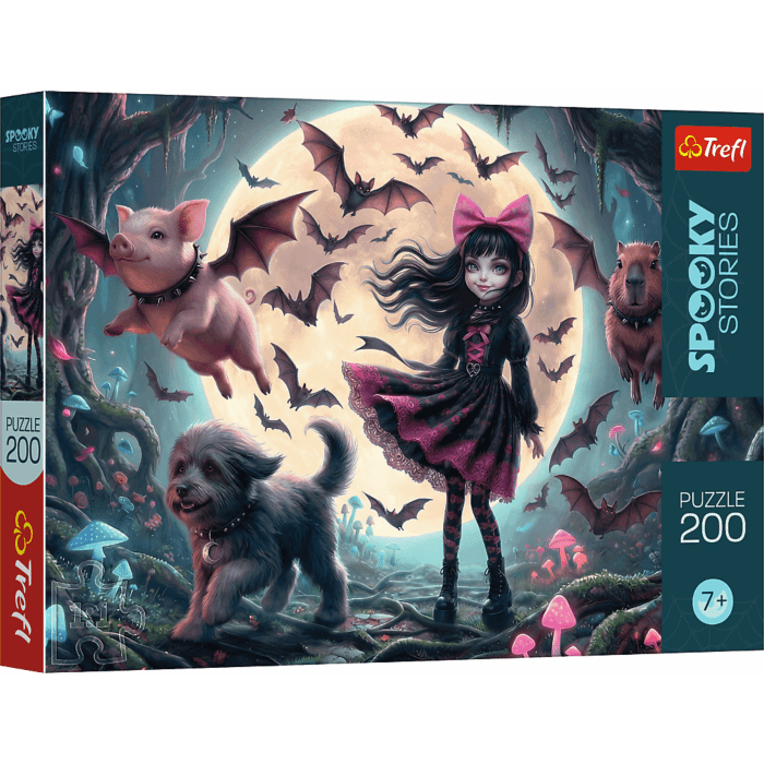 Puzzle 200 el. Spooky Stories - Księżycowe historie - opakowanie 