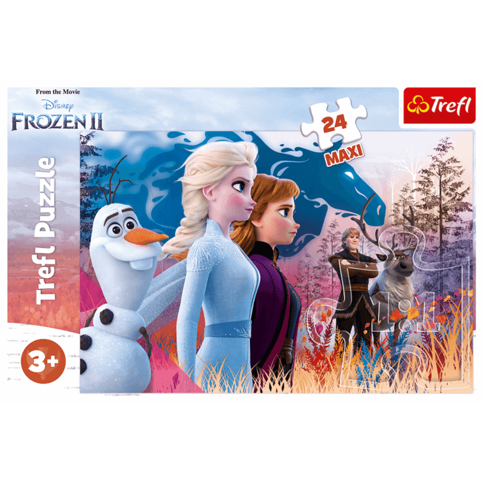 Magiczna wyprawa - puzzle 24 maxi Frozen 2 od Trefl