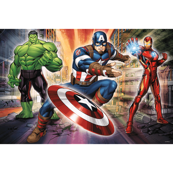 W świecie Avengersów Puzzle 24 MAXI Trefl zdjęcie 2