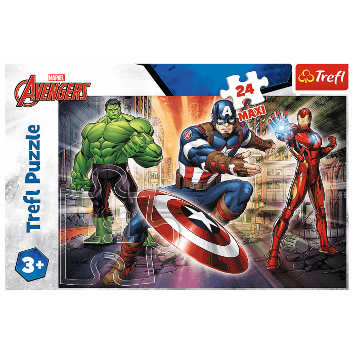 W świecie Avengersów Puzzle 24 MAXI Trefl zdjęcie 3