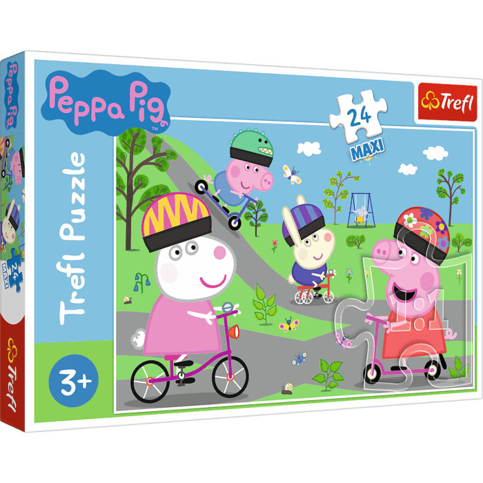 Aktywny dzień Świnki peppy Puzzle 24 Maxi Trefl zdjęcie 1 Aktywny dzień Świnki peppy Puzzle 24 Maxi Trefl zdjęcie 1