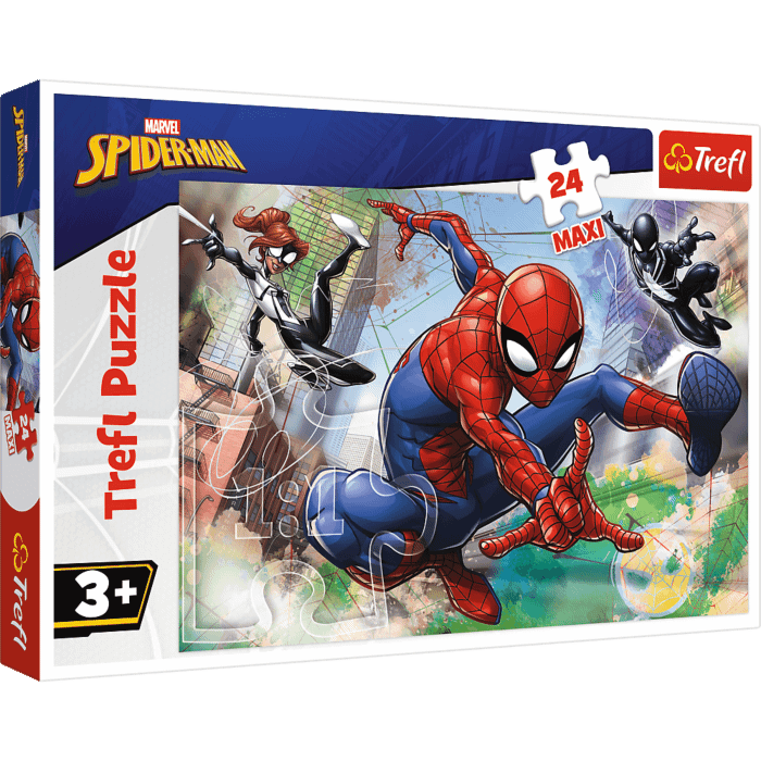 Puzzle Marvel 24 Maxi, Drużyna Spidermana - opakowanie 