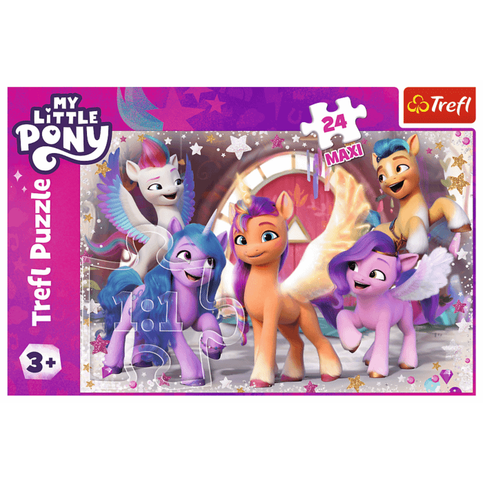 Wieko puzzli 24 Maxi Kucyki Pony Wesoły dzień kucyków