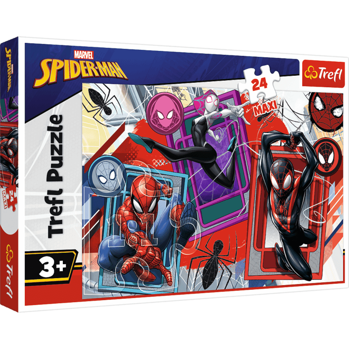 Puzzle 24 Maxi Spiderman, Pajęcze zmysły - opakowanie