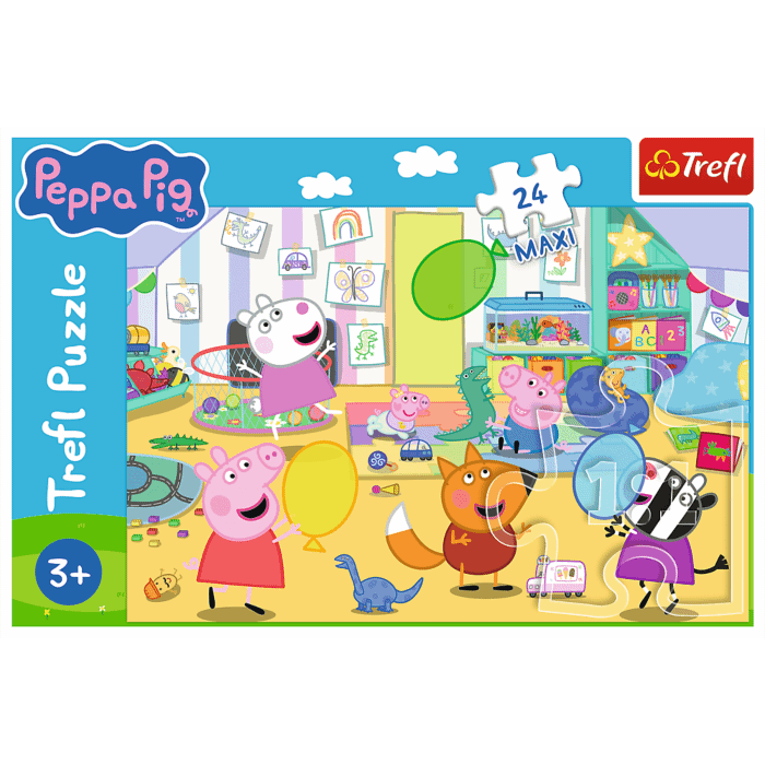 Puzzle 24 maxi Peppa Pig, Piękna Peppa | Trefl