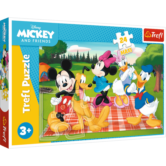 Puzzle 24 Maxi Myszka Miki, Ulubiona Myszka Miki - opakowanie Puzzle 24 Maxi Myszka Miki, Ulubiona Myszka Miki - opakowanie