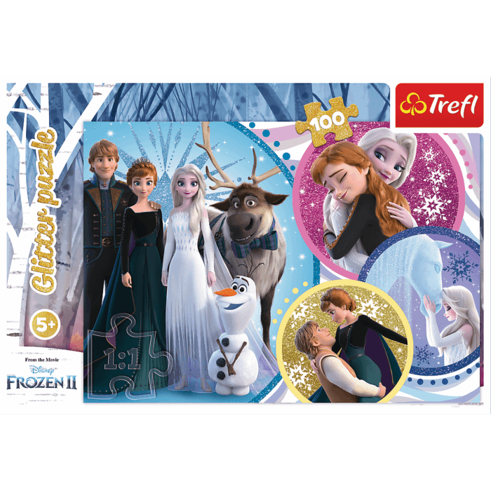 W blasku miłości Puzzle Glitter 100 Trefl zdjęcie 3