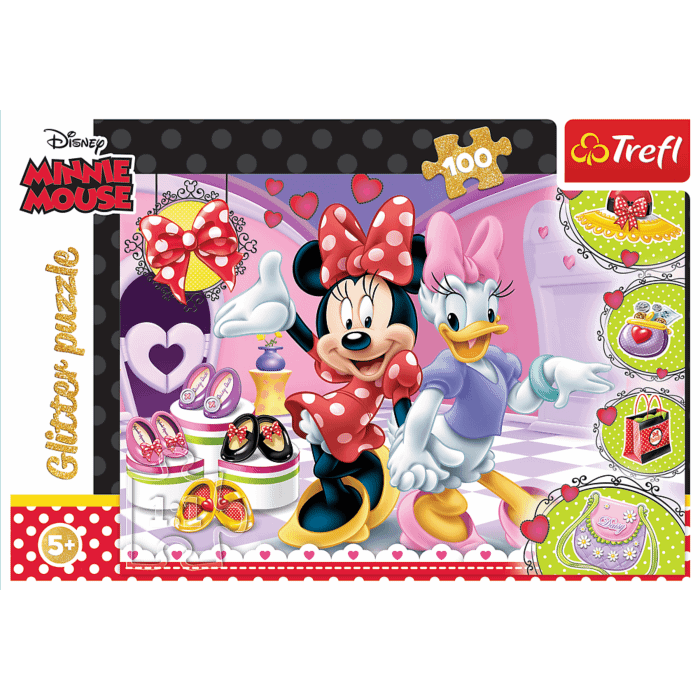 Myszka Minnie Puzzle dla dzieci 100 elementów