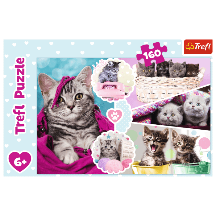Urocze kotki - puzzle 160 od Trefl