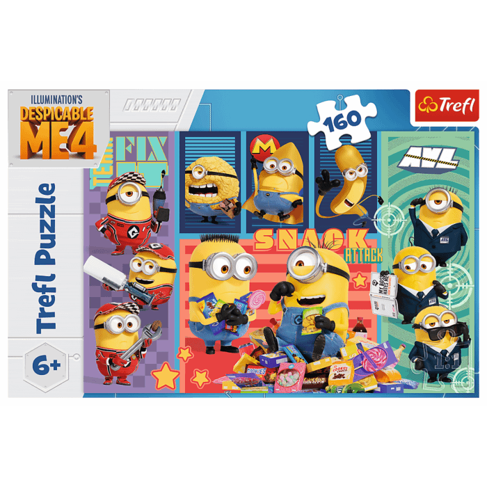 Puzzle Minionki - Jak ukraść Księżyc 160 el. Minion's fun