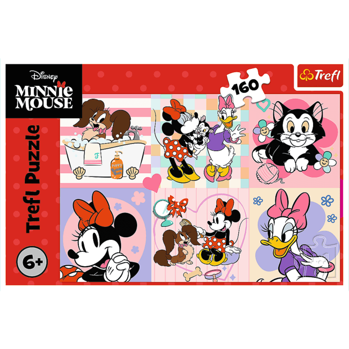 Puzzle Myszka Minnie 160 el. Kolorowy dzień Minnie | Trefl