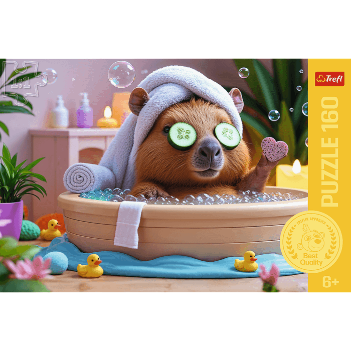 Puzzle 160 el. Kapibara w SPA | Trefl