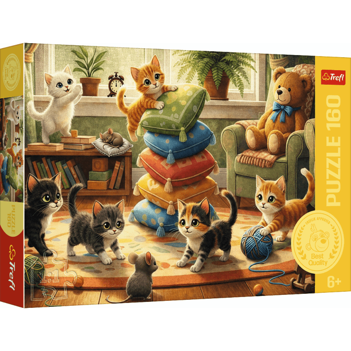 Puzzle 160 el. Kocie psoty - opakowanie 