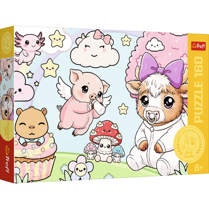 Puzzle 160 el. Zwierzaki maluchy - opakowanie 