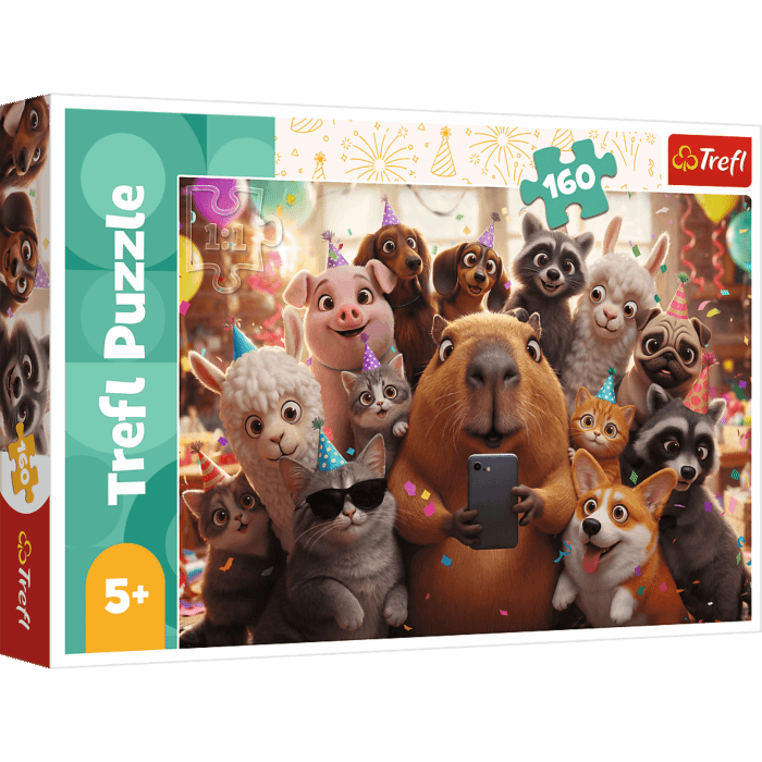 Puzzle 160 el. Słodkie selfie - opakowanie 