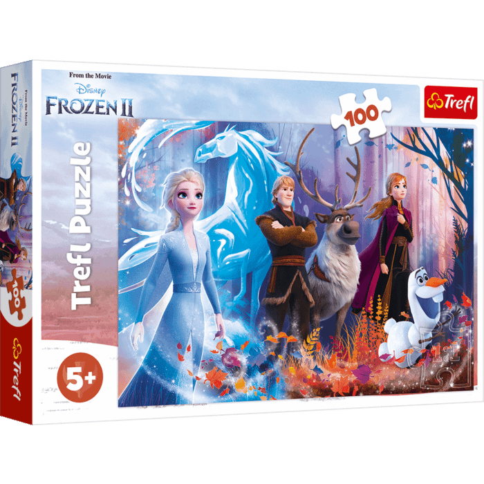 Magia Krainy Lodu - puzzle 100 elementów Frozen 2 od Trefl