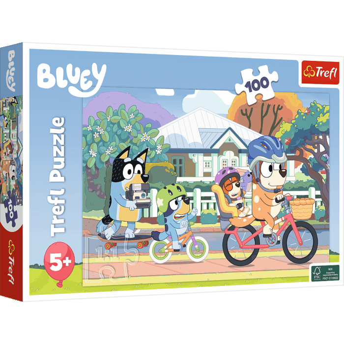 Puzzle 100 el. Happy Bluey