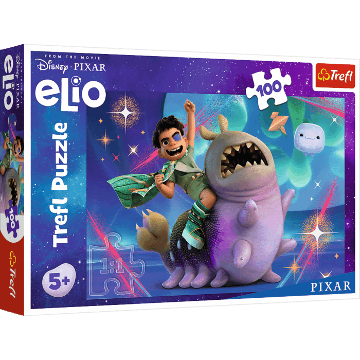 Puzzle Elio 100 el. Elio i kosmiczna przygoda - opakowanie Puzzle Elio 100 el. Elio i kosmiczna przygoda - opakowanie