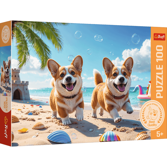 Puzzle 100 el. Corgi - piesek