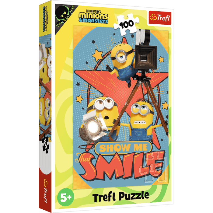 Puzzle Minionki 100 el. Minionki i potwory - opakowanie 