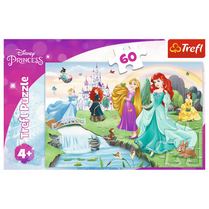 Poznaj Księżniczki Puzzle 60 elementów Trefl zdjęcie 3