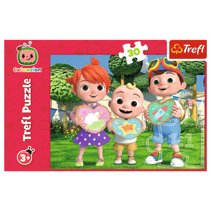 Wieko opakowania puzzli Cocomelon 30 el. Cocomelon, bawmy się razem!