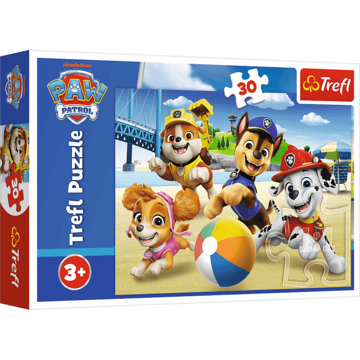 Puzzle Psi Patrol 30 el. Cztery łapy - opakowanie 