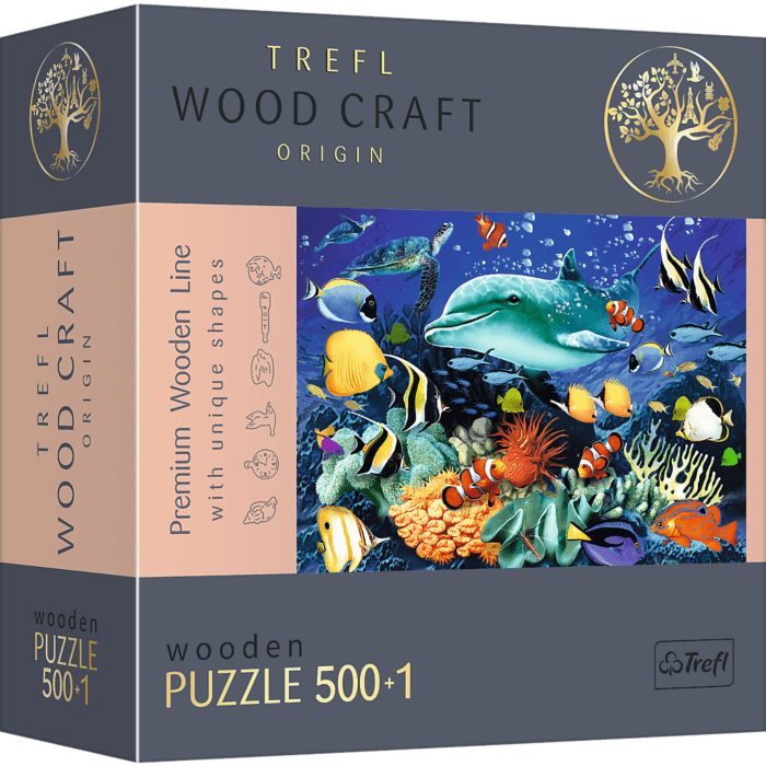 Puzzle wood craft Trefl Morskie Życie