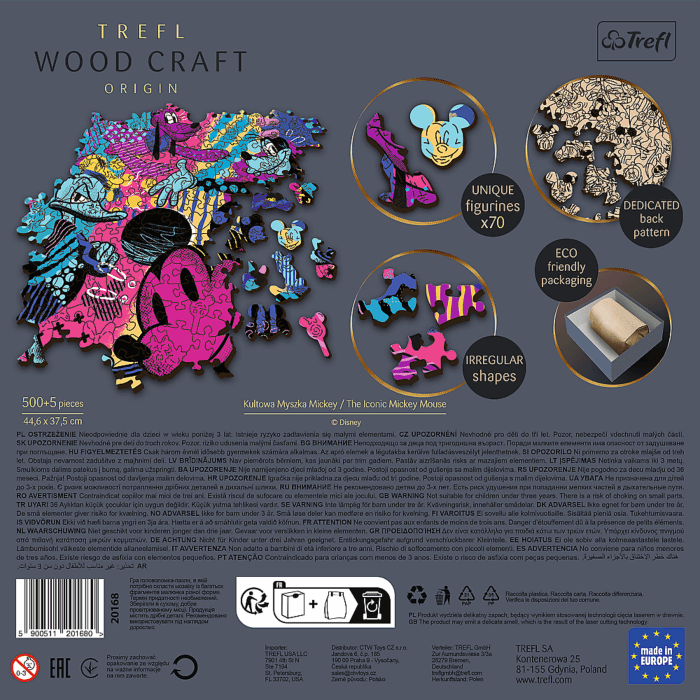 Kultowa Myszka Mickey - puzzle dla dorosłych | Trefl