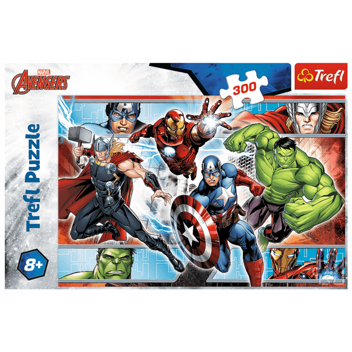 Puzzle 300 elementów Avengers