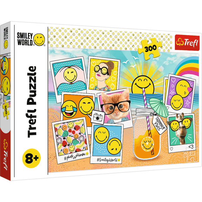 Puzzle Smiley 300 el. Smiley na wakacjach - opakowanie